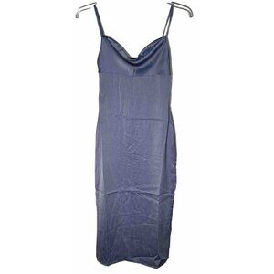We Wore What Midi Length Zippered Strapless Slip Dress Sz. 2 Cowl Midi WWD18-1